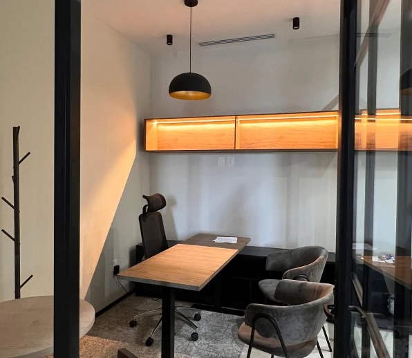 Imagen de una oficina remodelada